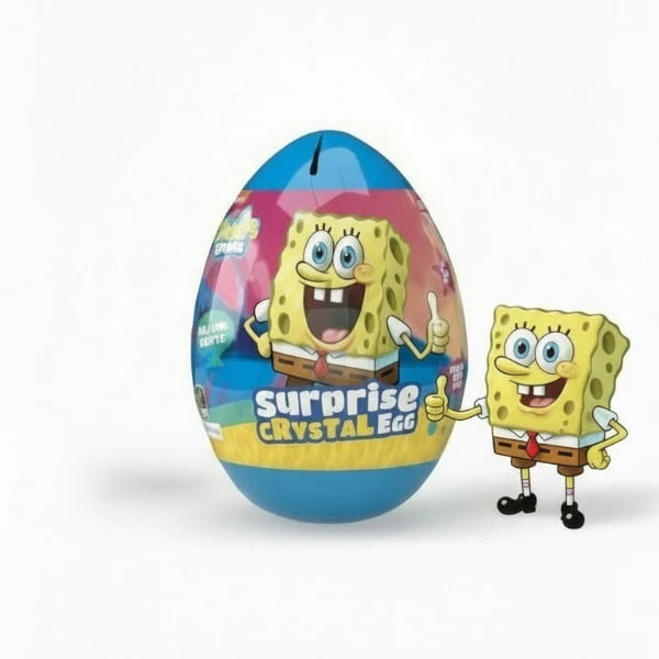 Kandiz Surprise Crystal Egg Meglepetés Tojás Persely Spongyabob