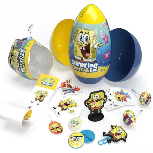 Kandiz Surprise Crystal Egg Meglepetés Tojás Persely Spongyabob