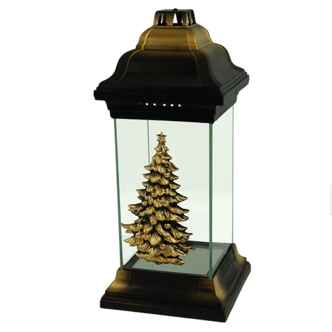 Arany karácsonyi kegyeleti mécses 31cm