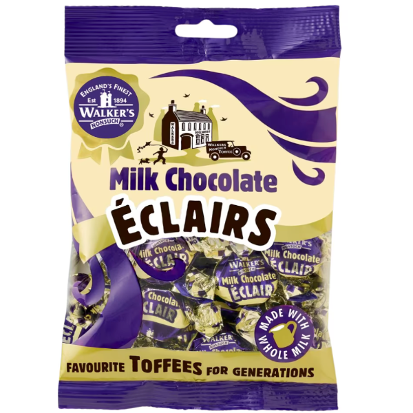 Walker's Nonsuch Milk Chocolate Eclairs 150g