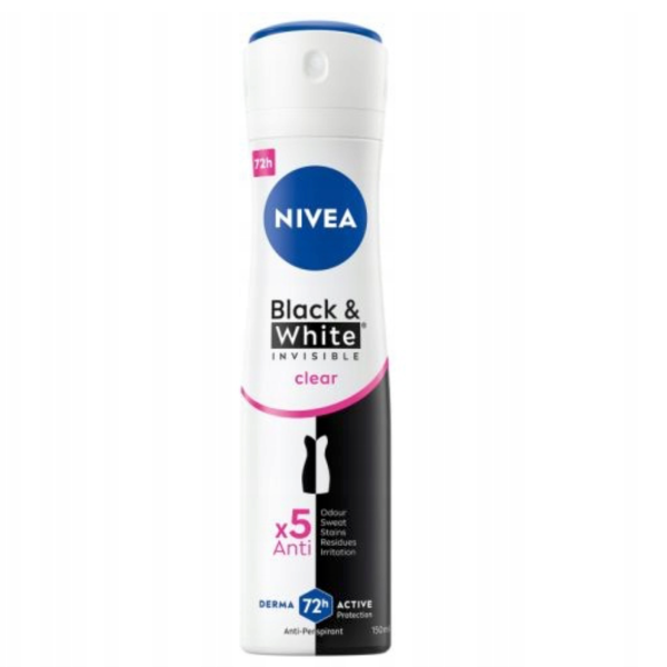 Nivea Dezodor Black&White XAnti 150ml