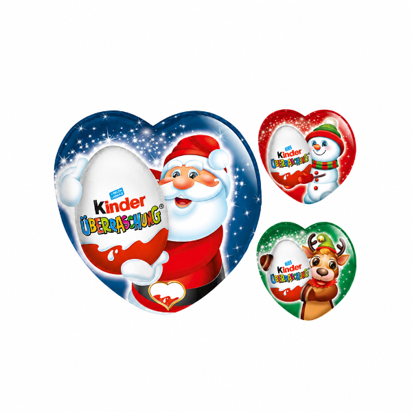 Kinder Karácsonyi Szív meglepetéssel 53g