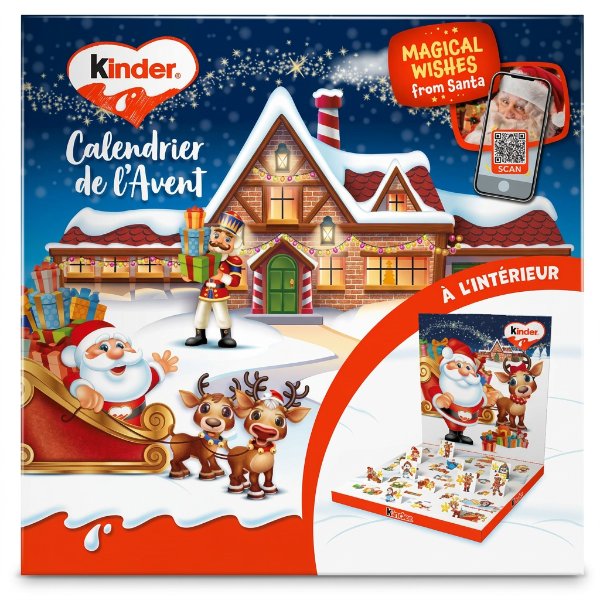 Kinder Pop Up Adventi Kalendárium 123g