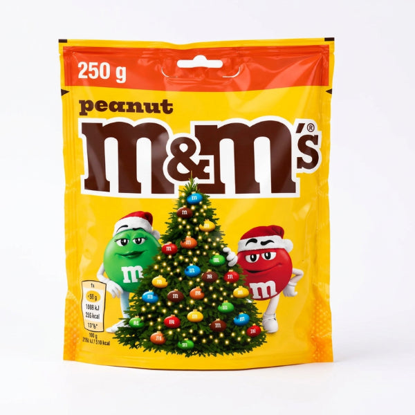 M&M's  Csokoládé Mogyorós Limitált karácsonyi kiadás 250g