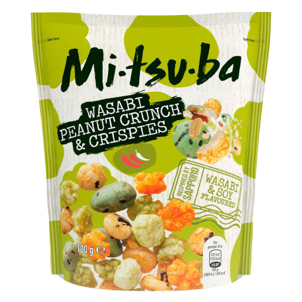 Mitsuba wasabi mogyoró crunch &crispies 100 gr