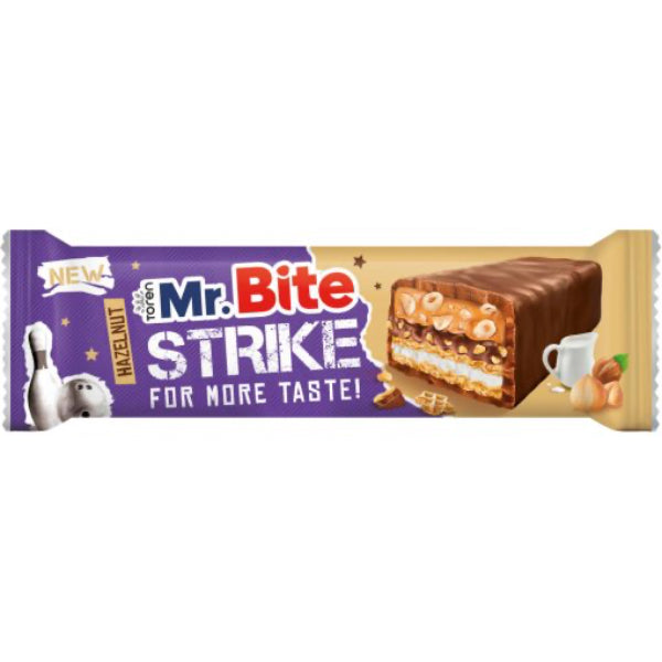 Tören Mr. Bite STRIKE Mogyorós csokiszelet 40 gr