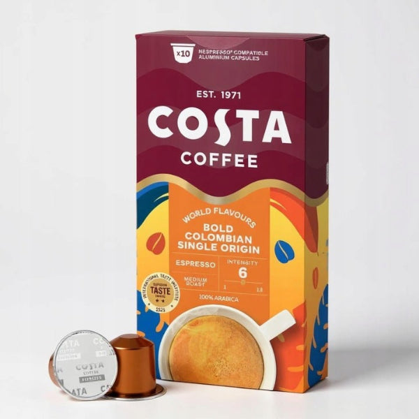 Costa Coffee Columbian Roast Espresso Nespresso kompatibilis (10db kapszula)