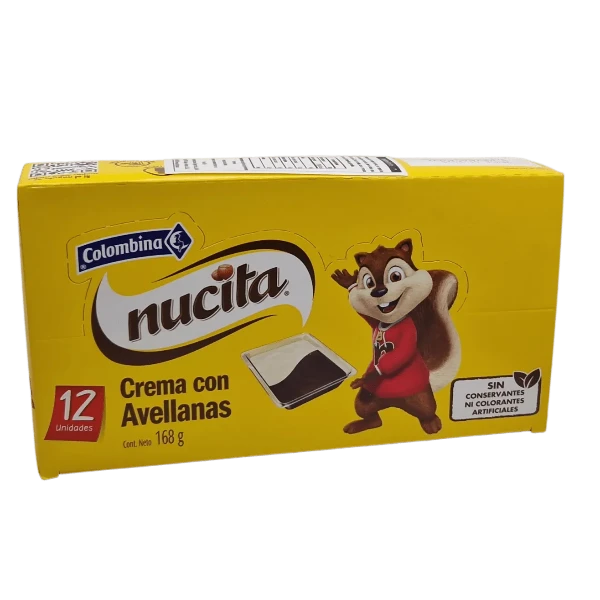 Colombina nucita csokoládé vanília krém 14 gr