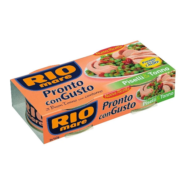 Rio mare Pronto gusto zöldborsóval és paradicsommal 2x160 gr