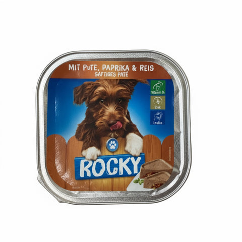 Rocky Nedves kutyaeledel pulyka, paprika és rizs 300 gr