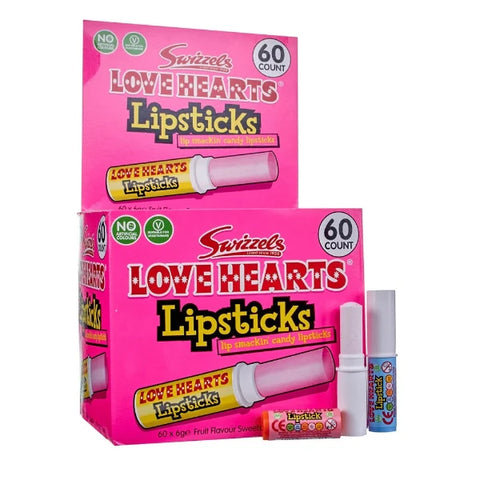 Love Hearts Candy Lipsticks Szív alakú cukorka rúzsok