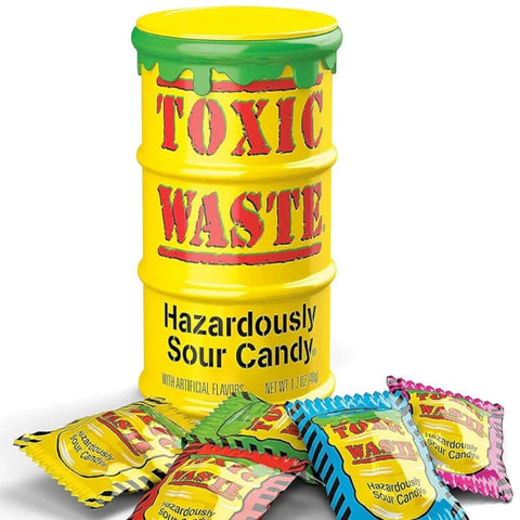 Toxic Waste Yellow Drum Sour Candies 42g