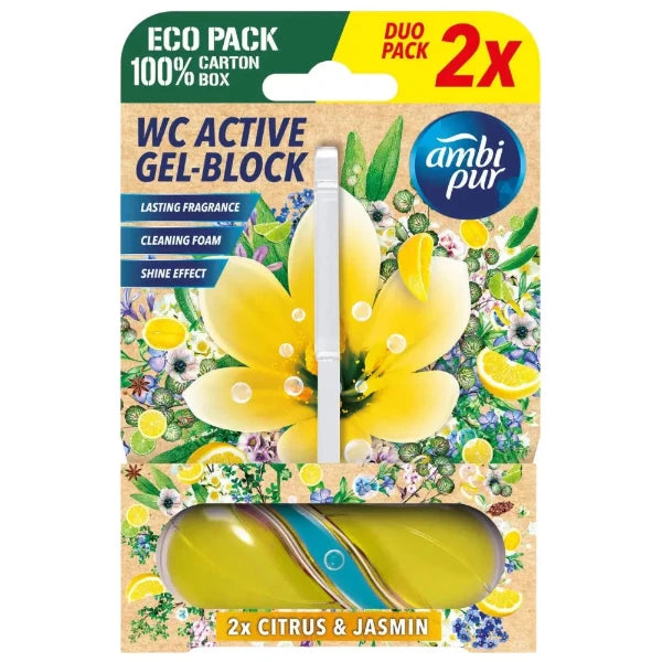 Ambi pur wc block Lemon & Jazmin 2x45g