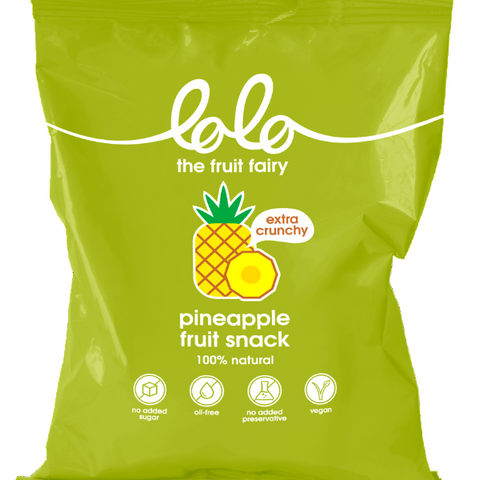 lolo pineapple fruit snack 25 gr