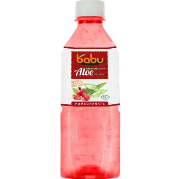 Babu Aloe Vera 0,5l Gránátalma +50 Ft Betétdíj