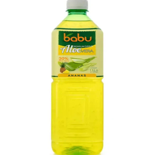 Babu Aloe Vera 1,5l Ananász +50Ft Betétdíj