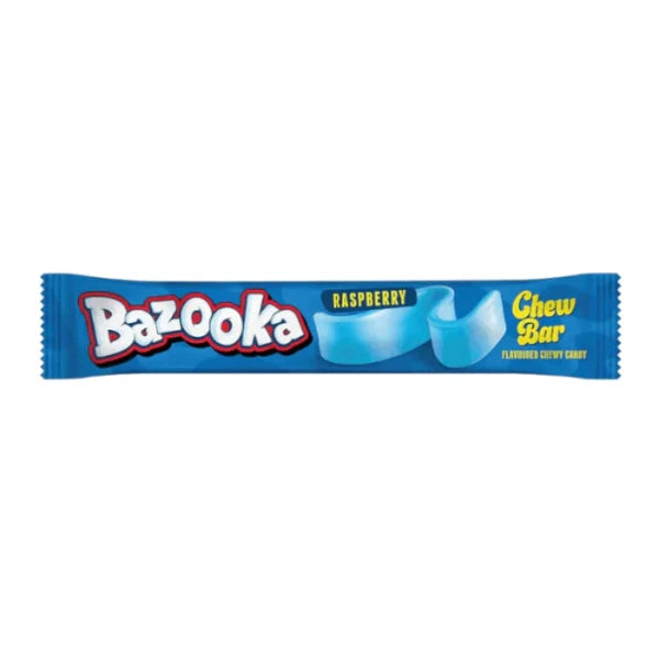 Bazooka Chew Bar Raspberry 14g Málna Ízű Rágórúd