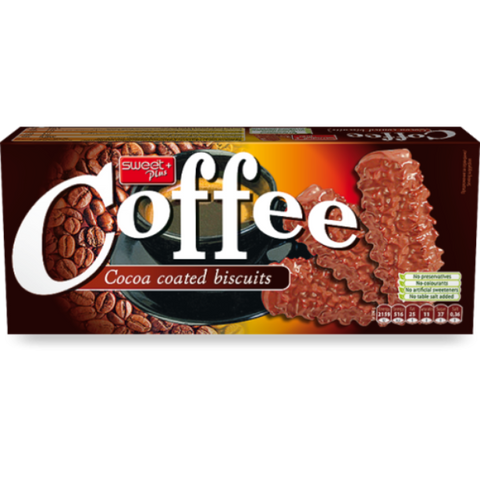 Sweet+plus Coffee cocoa biscuits 150 gr