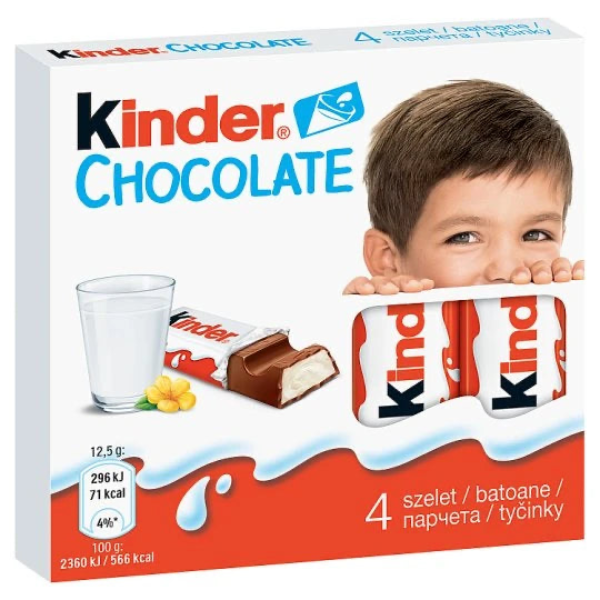 Kinder T4 csokoládé 50g