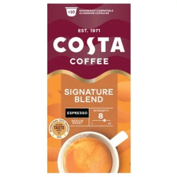 Costa coffee Signature Blend Espresso nespresso kompatibilis 10 kapszula