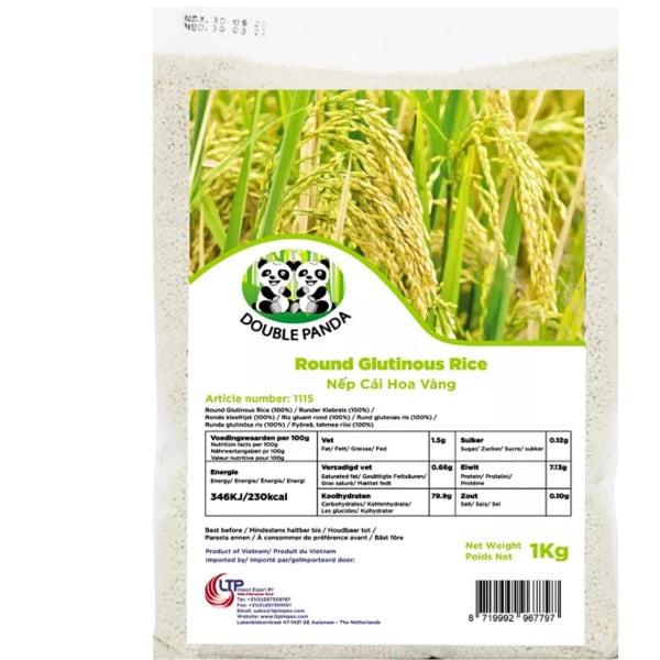 DUPLA PANDA Kerek Ragadós Rizs Nep Hoa Vang 1kg