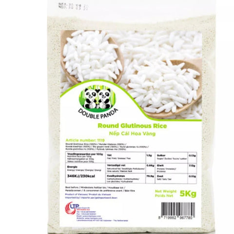 DUPLA PANDA Kerek Ragadós Rizs Nep Hoa Vang 5kg