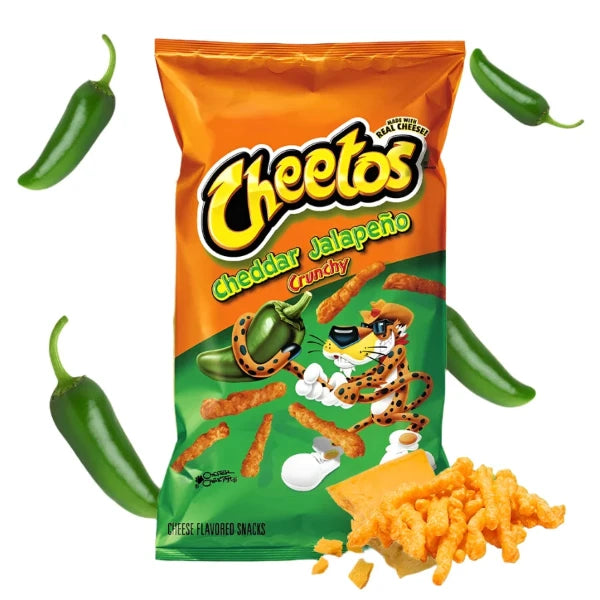 Cheetos Cheddar Jalapeño Ízű 226g