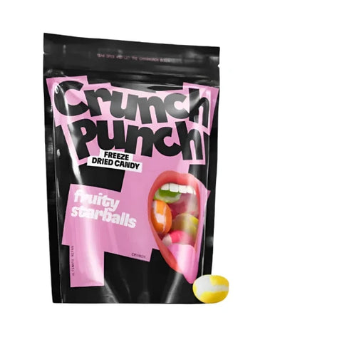 Crunch Punch Fruity Starballs Gyümölcsös ízű golyócskák