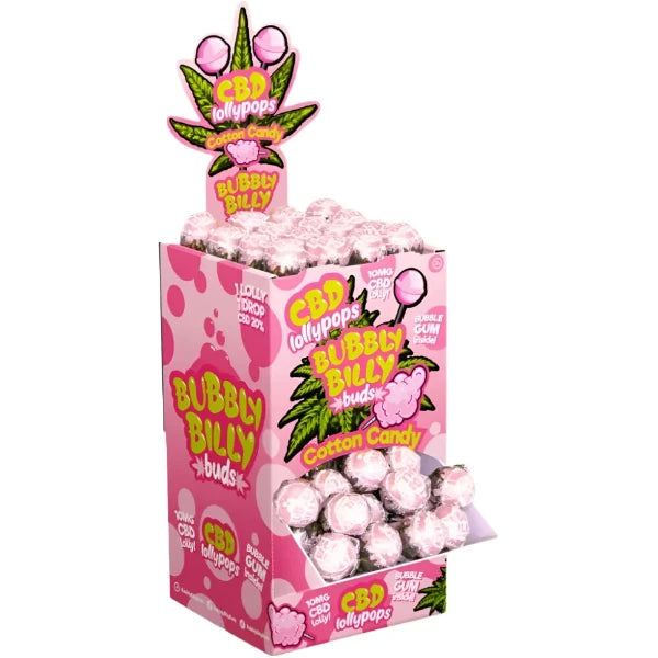 Bubbly Billy Candy Lollies with Bubblegum Inside CBD-s