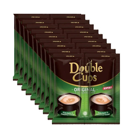 Kopiko Coffee Double Cups Twin Dupla kávé 20 zacskó