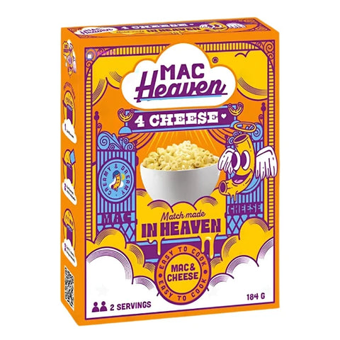 Mac Heaven Mac N Cheese Four Cheese  184g