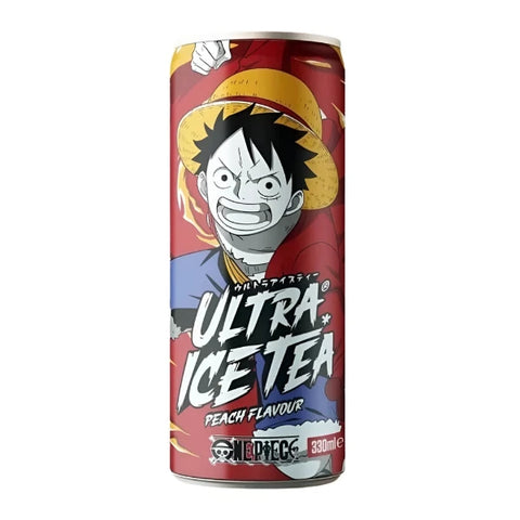 One Piece Luffy Ultra Ice Tea Peach Barackos  Jeges tea