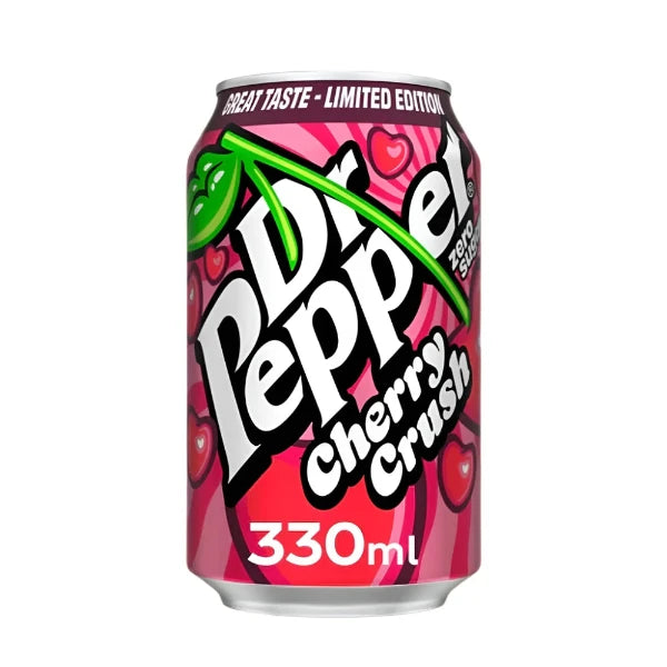 Dr Pepper Zero Sugar Limited Edition Cseresznye Ízű 330ml