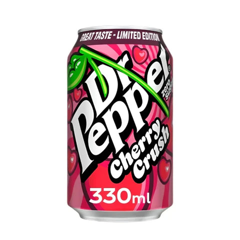 Dr Pepper Zero Sugar Limited Edition Cseresznye Ízű 330ml