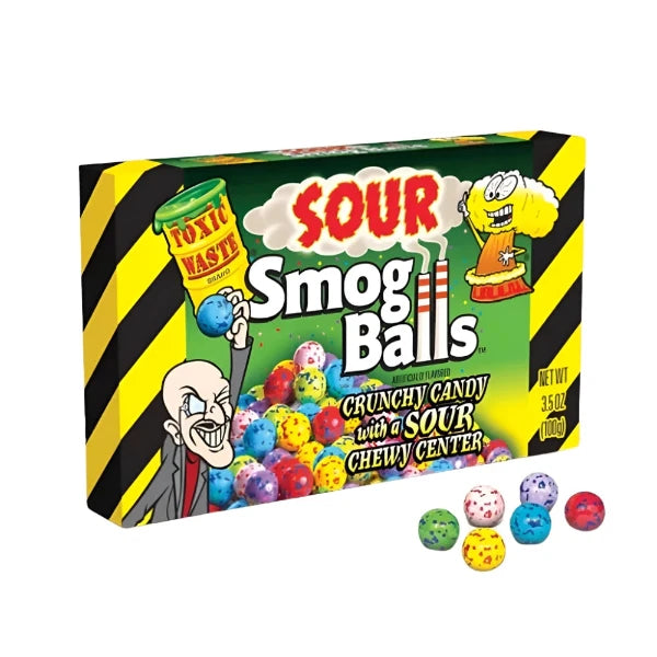 Toxic Waste Sour Smog Balls  Savanyú Golyók box