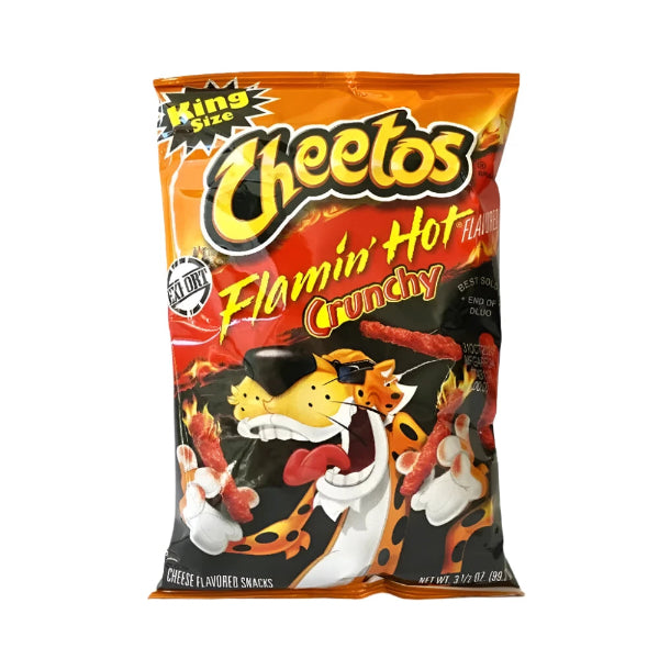 Cheetos Flamin' Hot Crunchy Chips 99 g