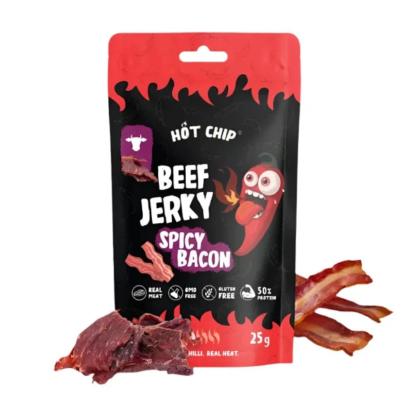 Hot Chip Chilli Bacon és chili Szárított Marhahús 25g