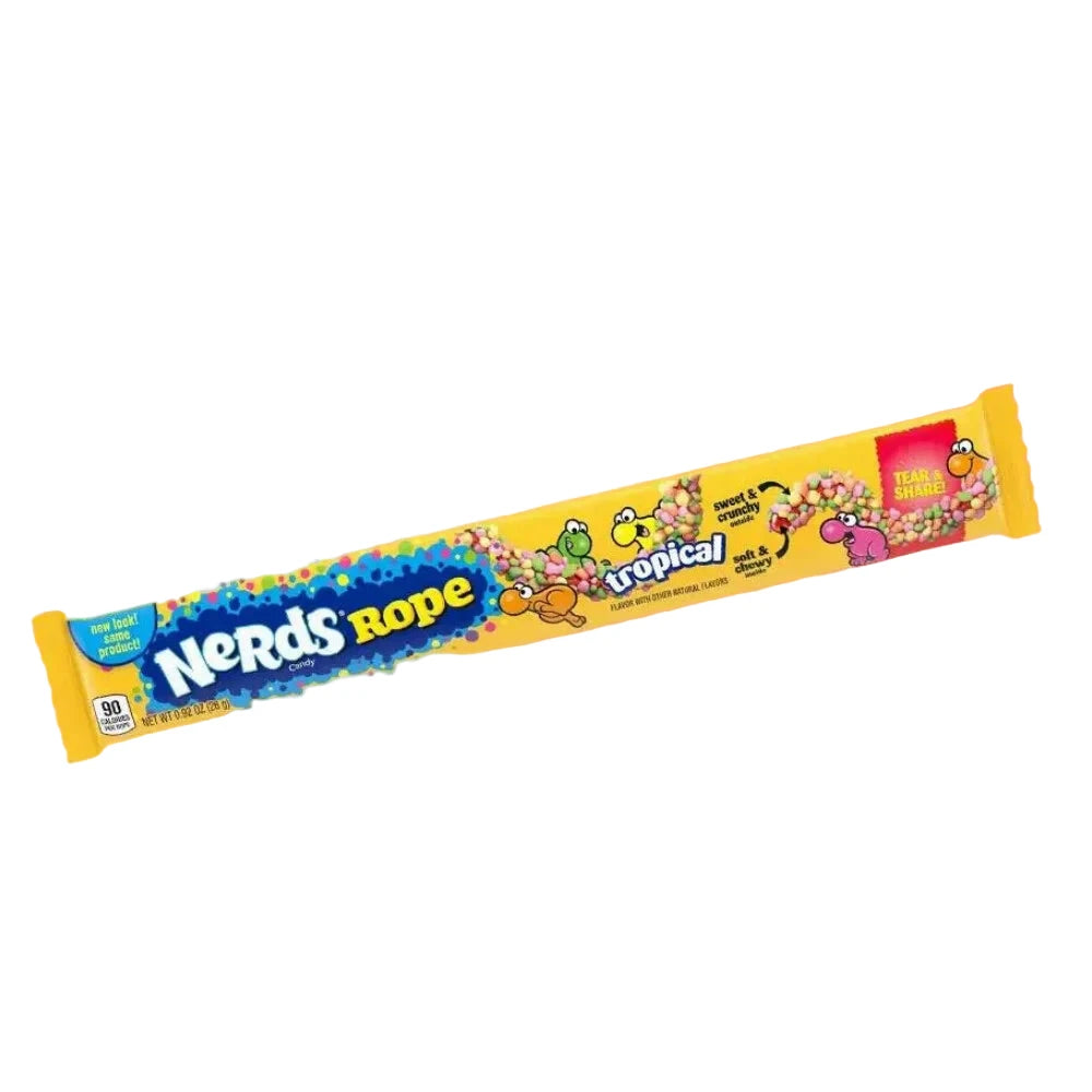 Wonka Nerds Rope Tropical Gyümölcs Ízű Cukor 26g
