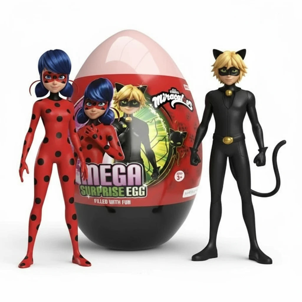 Mega Surprise Egg Meglepetés oriás Tojás Persely Katicabogár