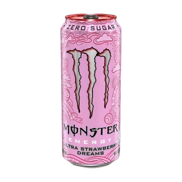 Monster Energy Drink Eper ízű Cukormentes Energiaital
