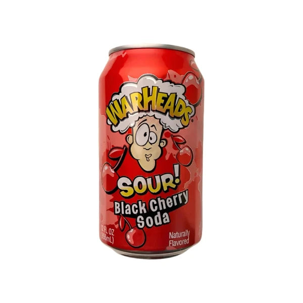 WarHeads Sour  Fekete cseresznye szóda 355ml