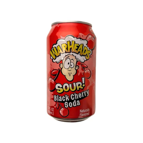 WarHeads Sour  Fekete cseresznye szóda 355ml