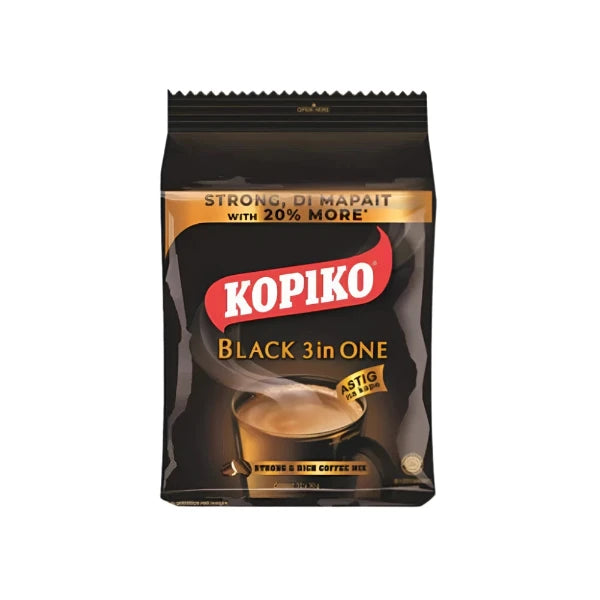 Kopiko Kávé 3in1 Fekete BLACK Coffee 3in1