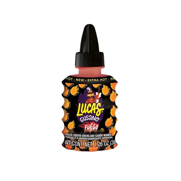 Lucas Gusano Fuego Tüzes Ízű Folyékony Cukorka
