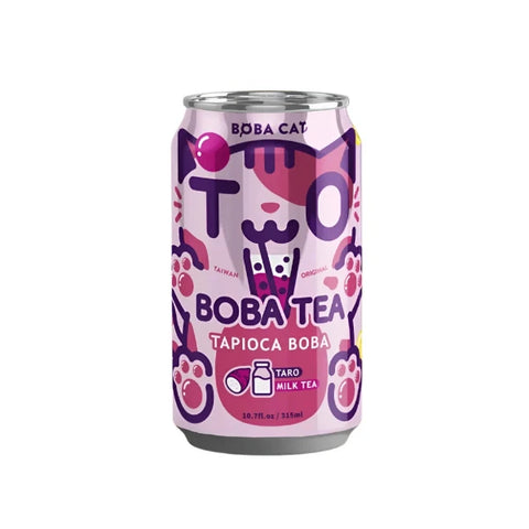 Boba Cat Milk Taro Tapioca Bubble Tea 315ml