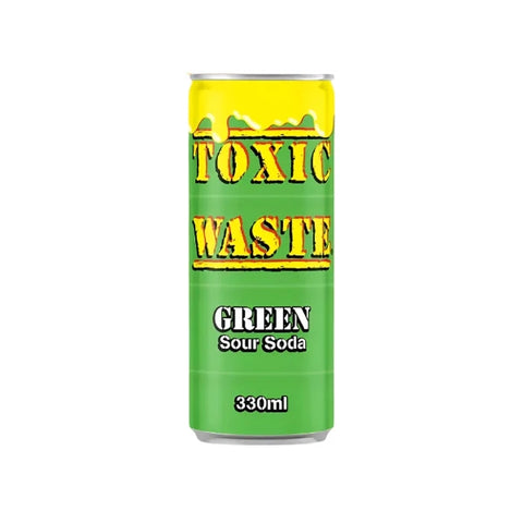 Toxic Waste Soda Green 330ml Zöld  Szénsavas Üdítő