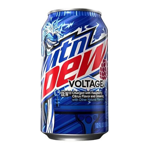 Mountain Dew Voltage USA Áfonya ízű Szénsavas Üdítő 355ml