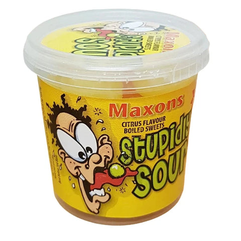 Maxons Stupidly Sour Citrus Mix 100g Extra Savanyú Citrus Mix Cukorka
