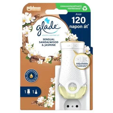 Glade elektromos készülék 1+1 utántöltő 20ml Szantálfa & Jázmin
