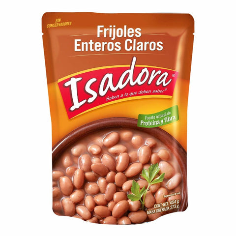 Isadora Frijoles Enteros Claros Pouch 454 Gr
